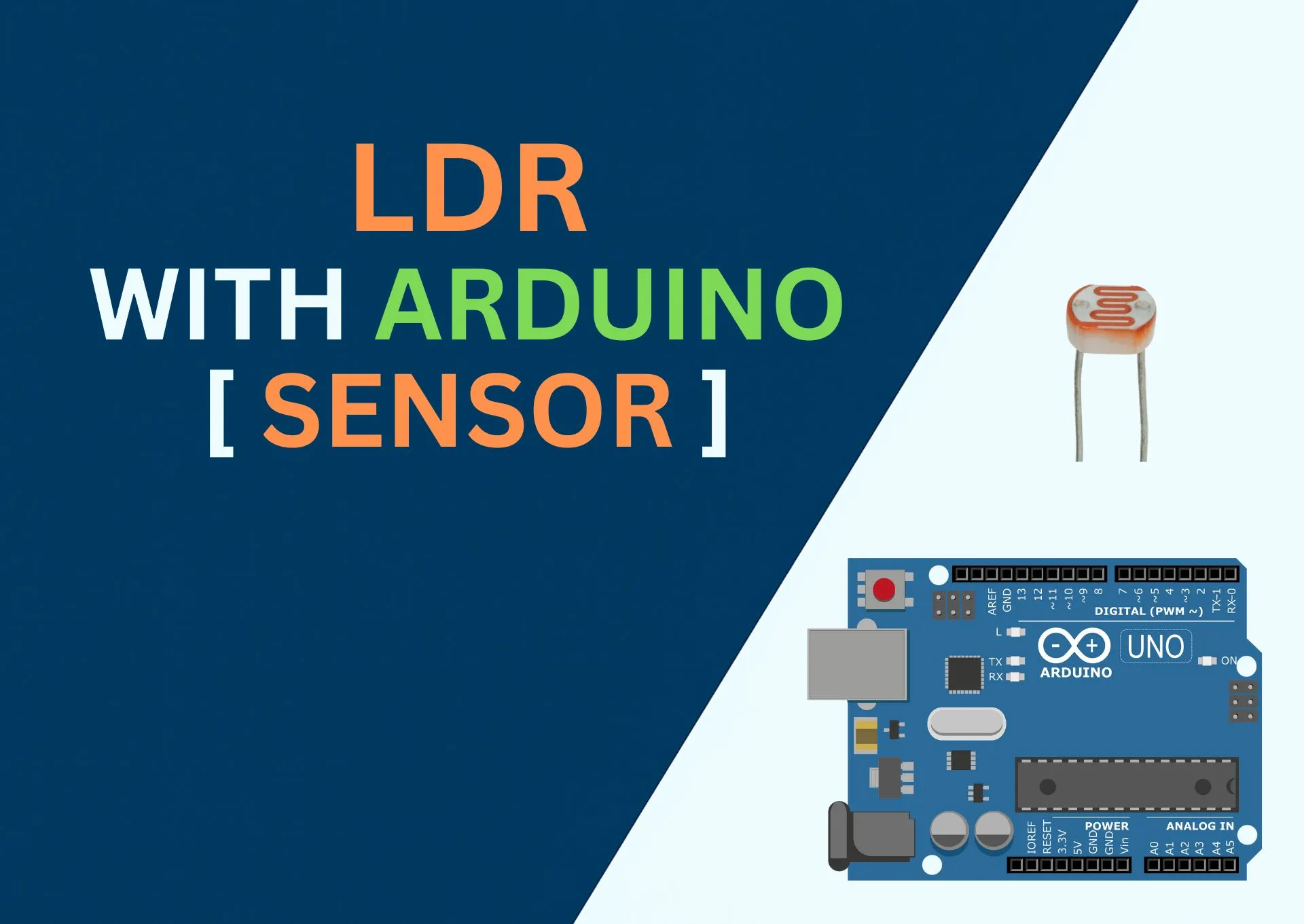 Interfacing LDR Light Sensor with Arduino